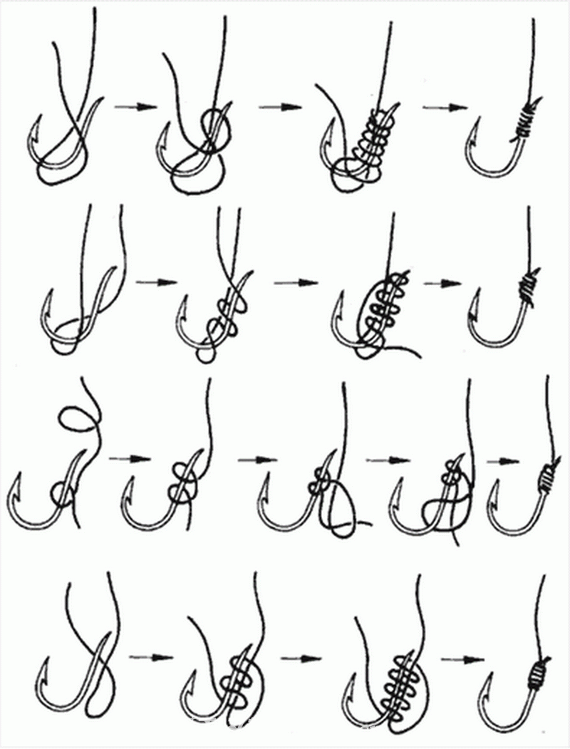 鱼钩的绑法四种