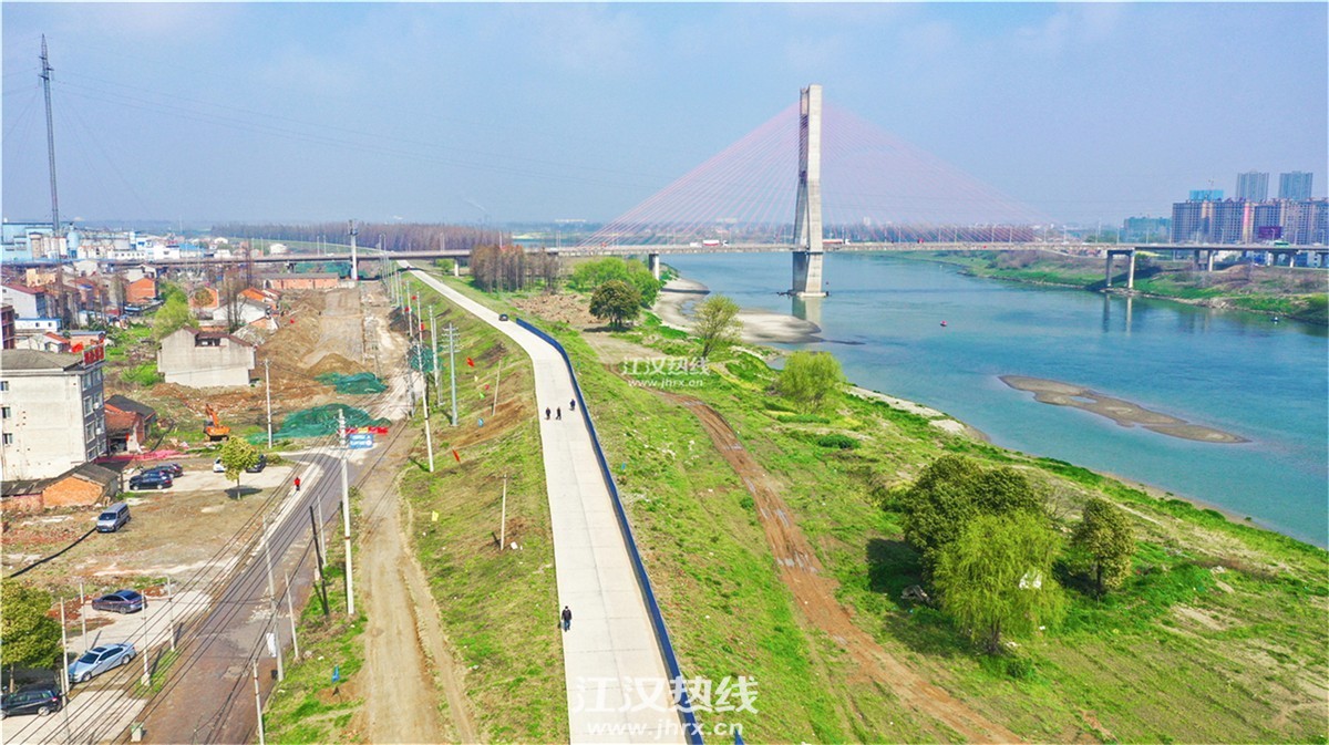 建议:生态优先绿色发展,学习襄阳沿江大堤绿化带