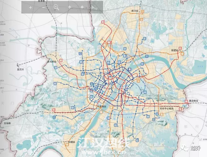 武汉大都市区11条市域铁路线路公布