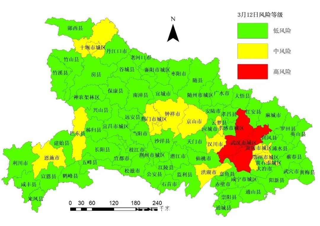 最新丨湖北疫情风险评估刚出炉,仙桃已被划分为低风险区