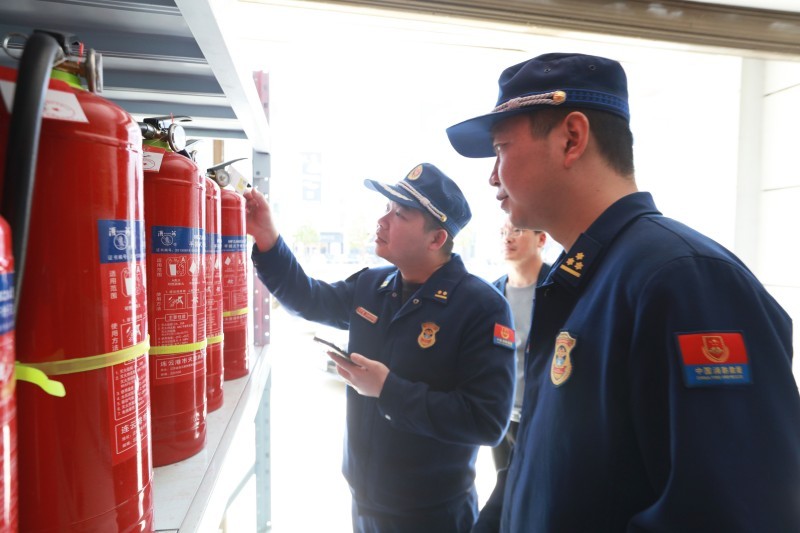 仙桃大队联合市场监督管理局开展3.15消防产品专项检查